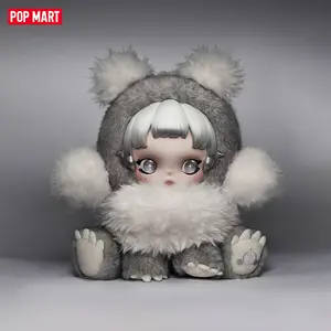 [Spanish] – 【Nuevo】POP MART θ SKULLPANDA Punk Panda – Muñeca de Peluche