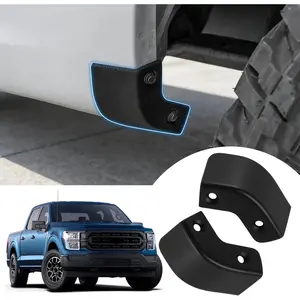 Mud Flaps Delete Custom for 2021-2025 Ford F150 (2WD/4WD) Accessories, MudGuards for Truck Splash Guards Fenders 2PCS Mudflaps Delete for Ford F150 Rear Wheel Front Mud