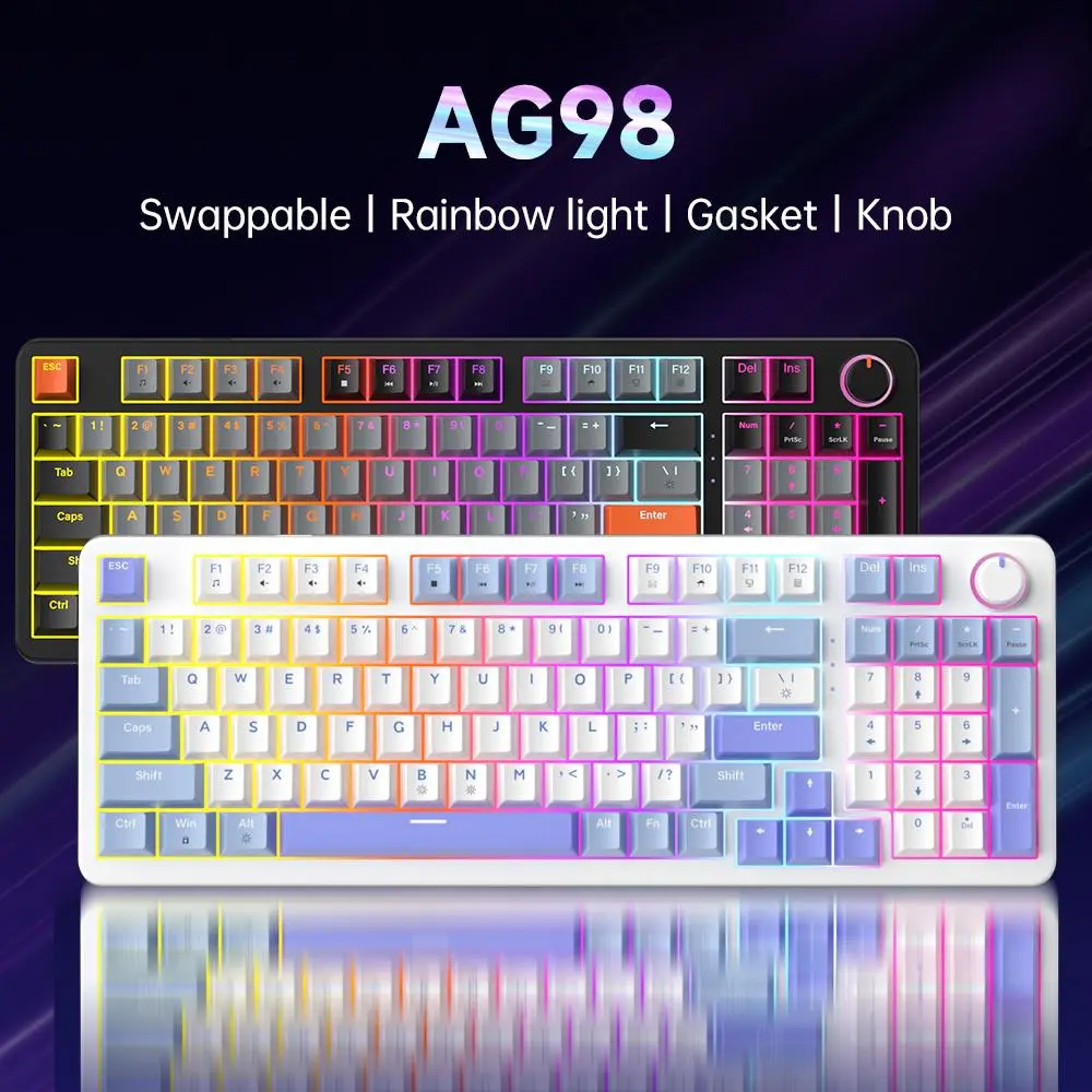 FURYCUBE x ZIFRIEND AG98 Mechanical Game Keyboard - Gasket Mount