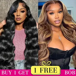 [Combo Sale 26"&26"] buy 1 get 2 wig" 5x5 Black Lace Front Wigs 26 Inch Human Hair Hair Pre Plucked HD Transparent Lace Frontal Human Hair Wigs 180% Density Human Hair Wig