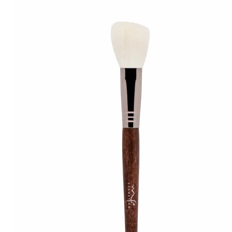 Median Angled Cosmetics Brush - Eyebrow & Eye Brushes, Single Item, Precision Application, Fine Tips, Area Isolation, Smooth Blending, Eyebrow Angled Brush