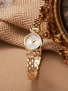 Elegant Women's Bracelet Watch, New Fashion Solar Pattern Ladies' Timepiece, High Aesthetic Value, Stylish Accessory for Daily Wear, Elegant Quartz Watch