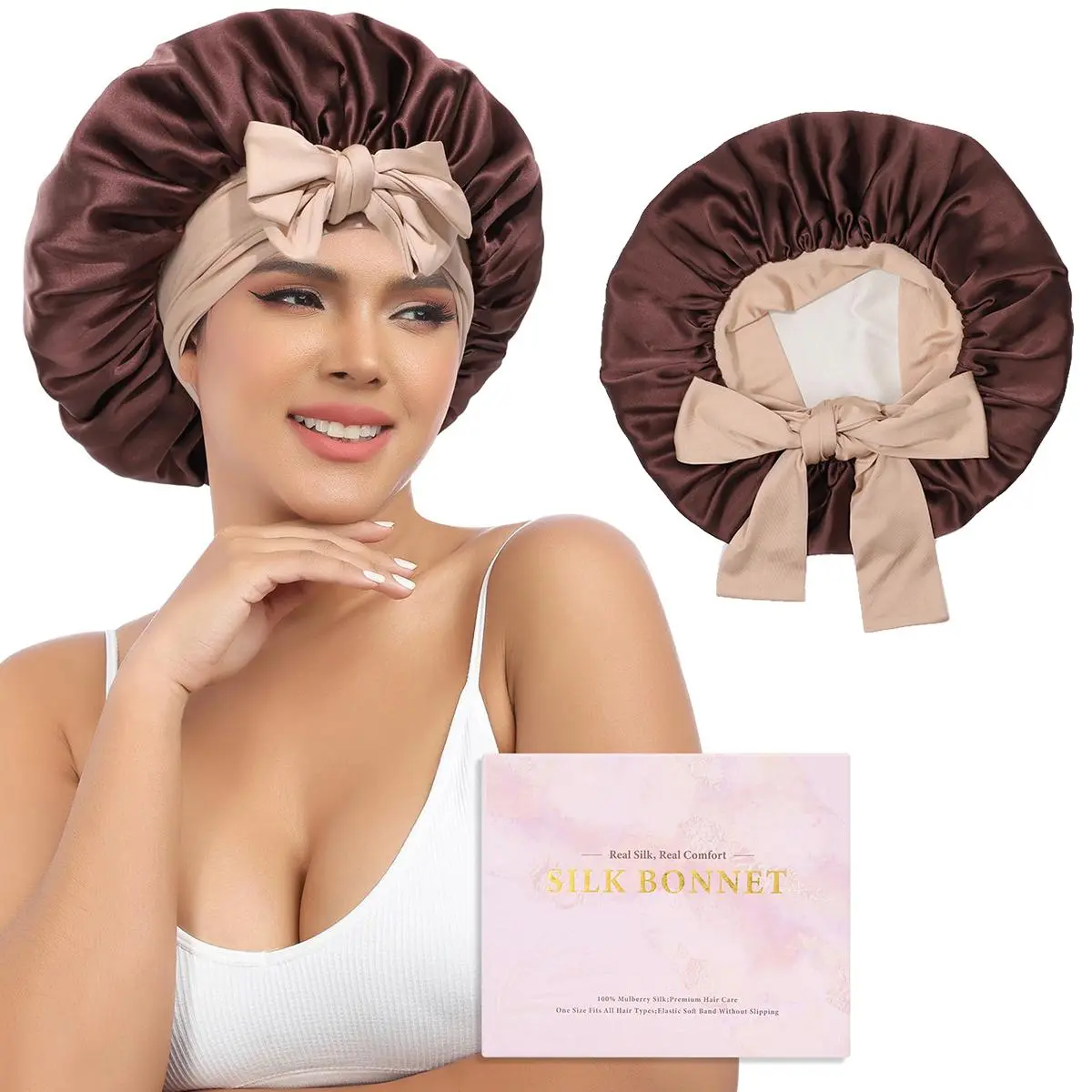 Dark Brown Light Champagne