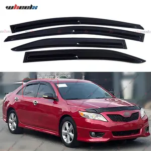 Window Visors for 2007-2011 Toyota Camry Sedan | Rain Guards Sun Shields Vent Deflectors, Tape-On Style, 4PCS