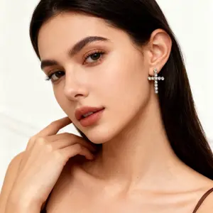 SET OF FIVE 925 Sterling Silver AAA Fancy Earrings