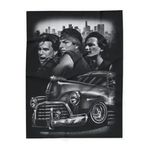 Blood In Blood Out Vatos Locos Plush Blanket for Couch, Bed and Sofa - Warm and Soft Gift for Citizen, Patriot, Soldiers