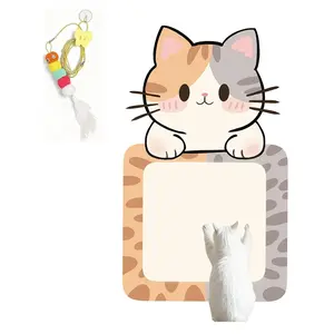 Wall Mounted Cat Scratching Pad – Self Adhesive Extra Large Cat Scratcher Board for Wall, Door & Sofa Protection
