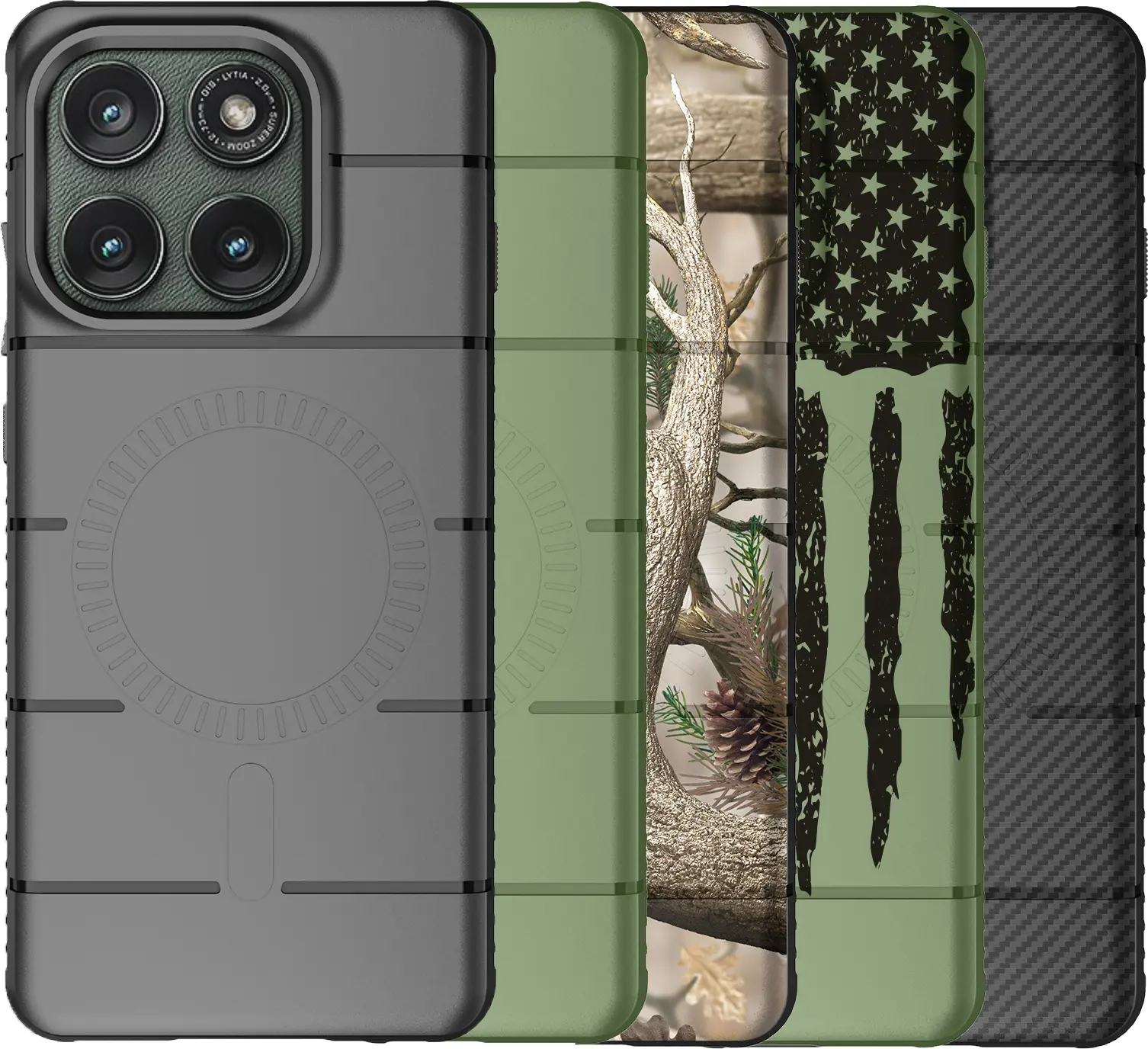 Nakedcellphone Flex Series for Motorola Edge 2025 Phone Case (Compatible with MagSafe)