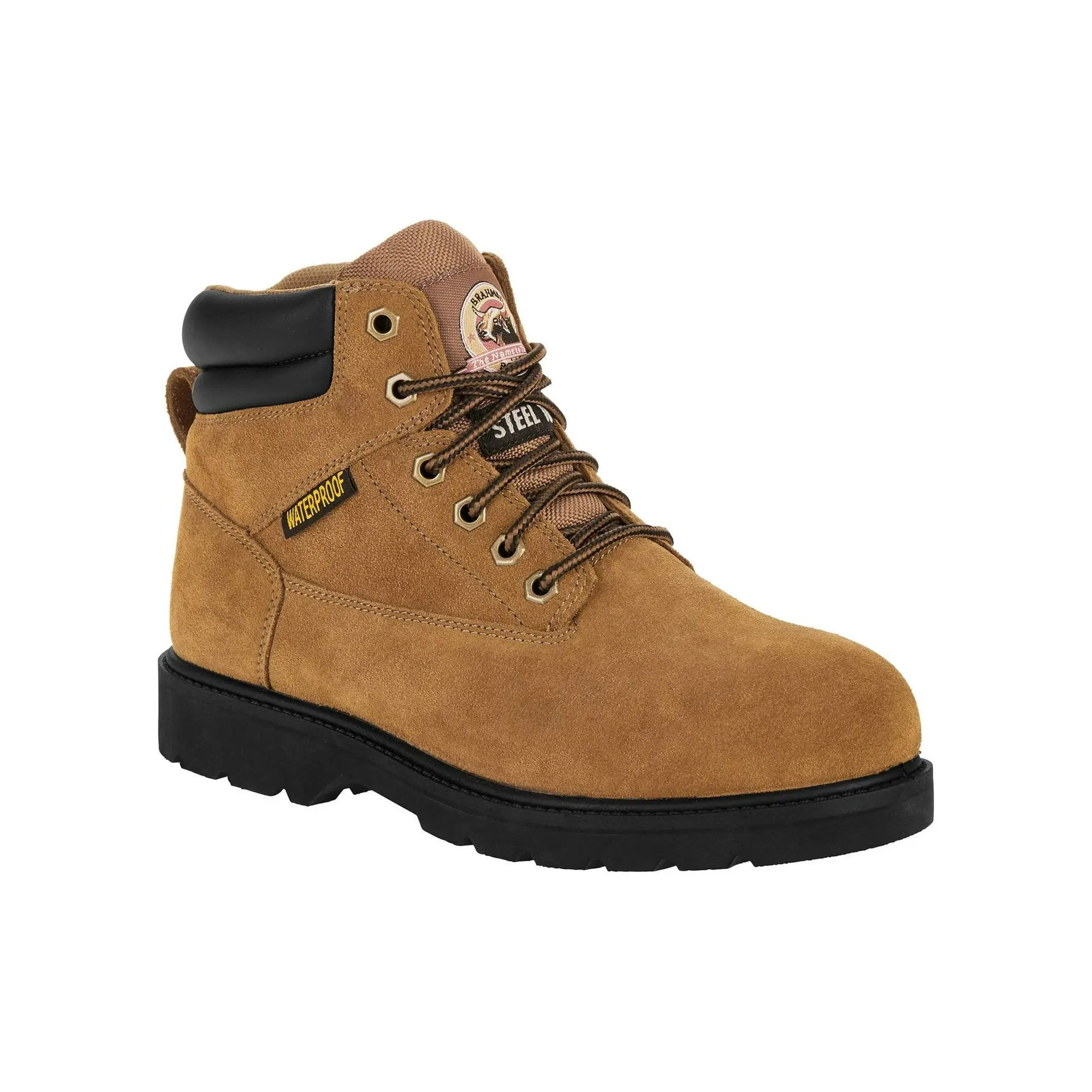 Brahma Men's Alpha Waterproof 6" Steel Toe Work Boots