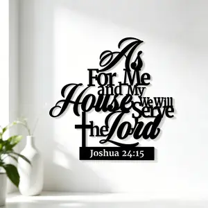 "Cast All Your Burdens on God" Scripture Metal Wall Art (Psalm 55:22) - 12-inch & 16-inch Classic Metal Decor, for Living Room, Bedroom, Office, Religious Artwork, Exquisite Craftsmanship, Faith Inspiration, Prayer Room Decoration, Gift for Believers