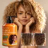 YANYUTONG 7-in-1 Curl Defining Cream, 280ml, with Argan Oil & Coconut Oil, Nourishing for Nubian Braids & Latin Curls, Long-Lasting Hold, High Elasticity, Smooth Shine