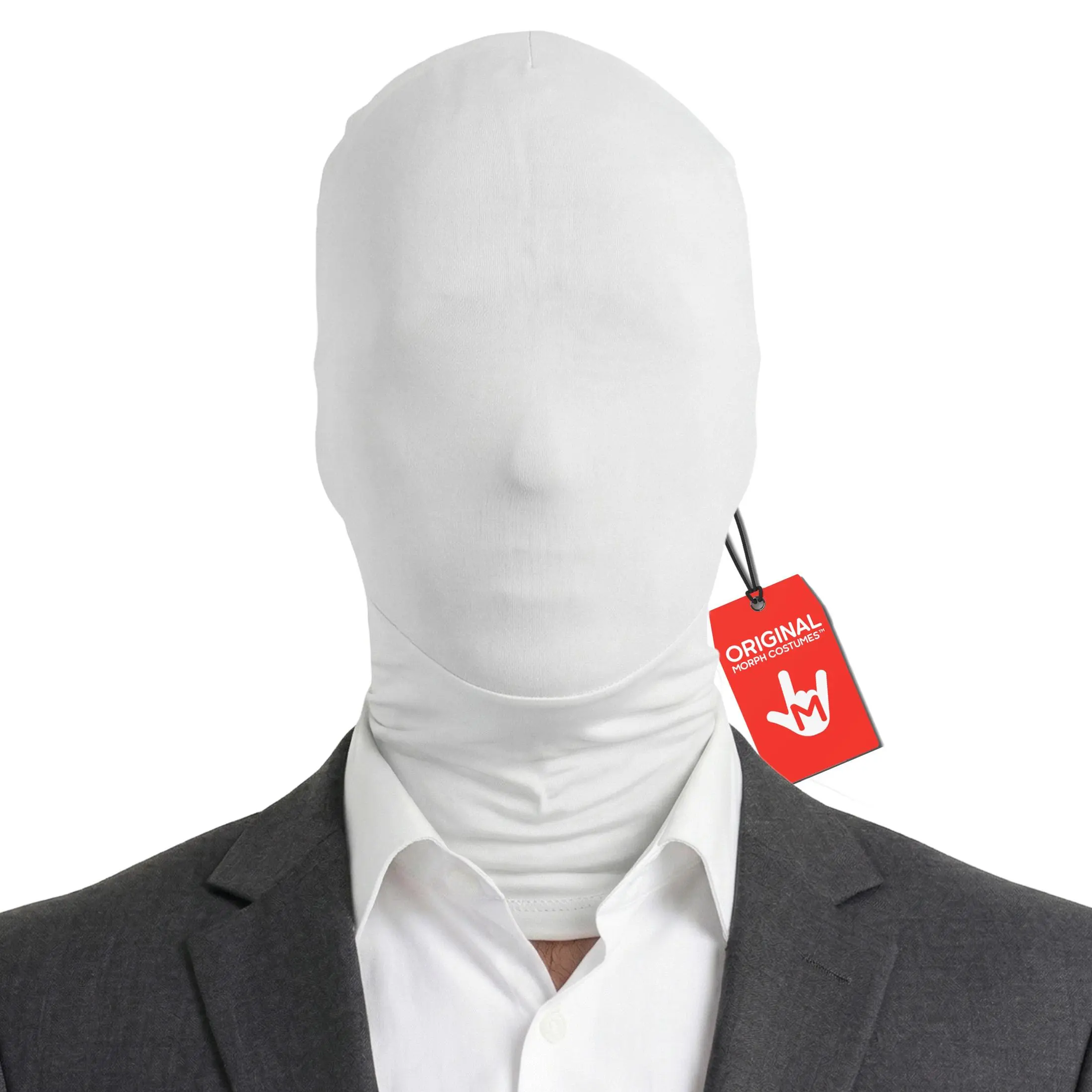 Men's Spandex Morph Mask - Full-Face, Faceless Accessory for Halloween Costumes, Accessories