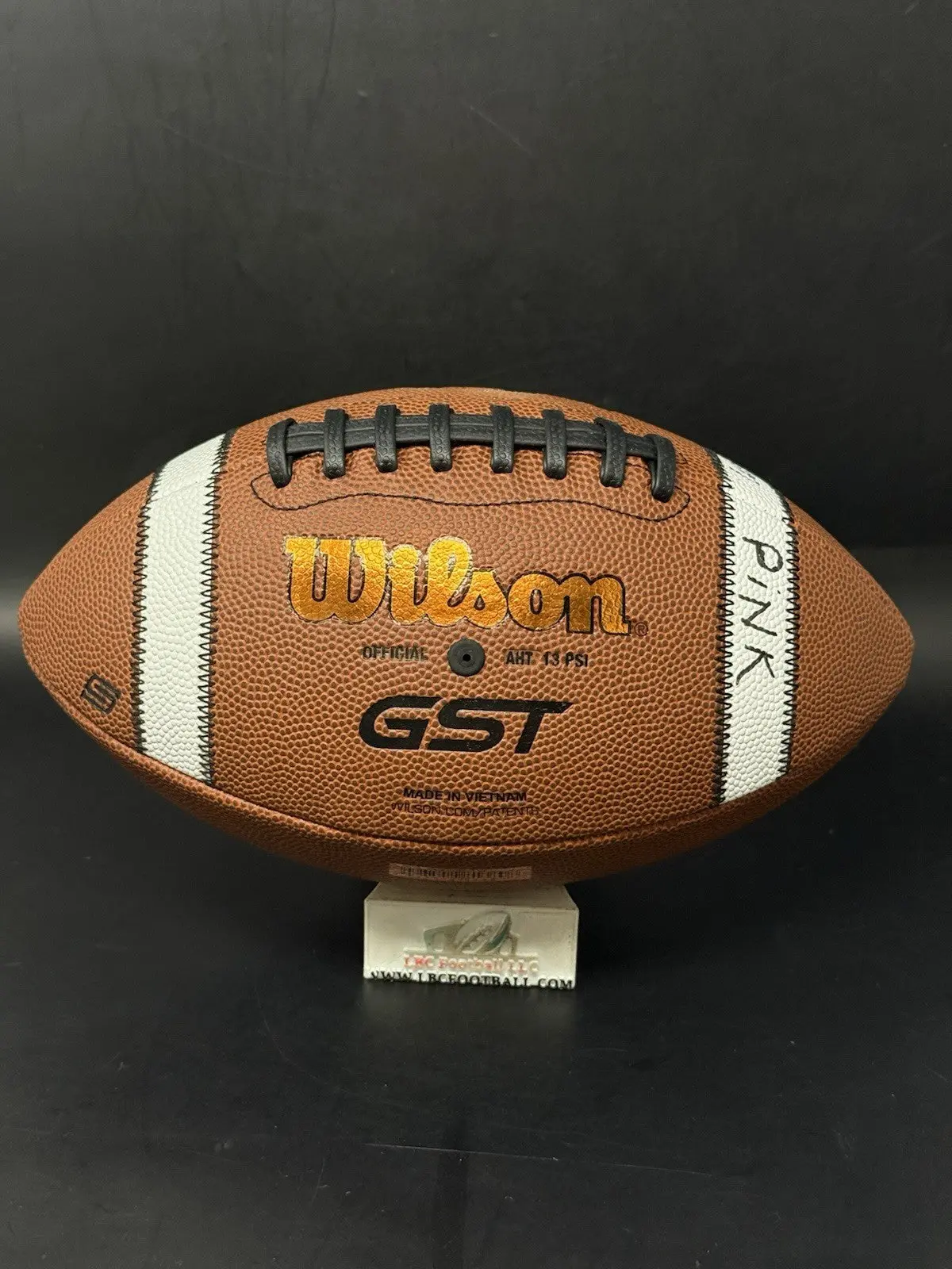 Wilson GST Speedskin Composite Football WF1006201 Used Official Size