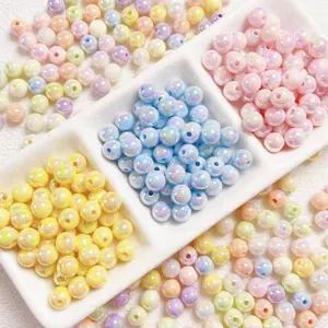 rainbow color beads fit for pen