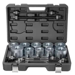 VEVOR 28 PCS Pull and Press Sleeve Kit, Steel Bush Bearing Removal and Installation Set, Bush Removal Insertion Sleeve Tools with Carrying Case, Multi - Vehicle Compatibility for LCV and HGV EnginesVEVOR Super Brand Day