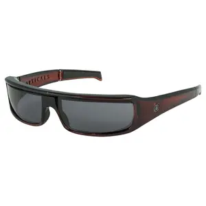 POPTICALS, POPSIGN, Polarized Sunglasses, Gloss Wine/Black Crystal Frame, Gray Lens
