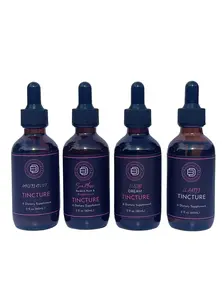Divinity Evolved 4-in-1 Herbal Wellness Tincture Collection - A Natural Solution for Holistic Health