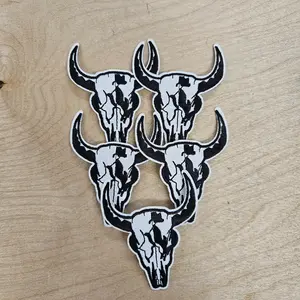 Cattle Horns Hat Patch (3 Patches)