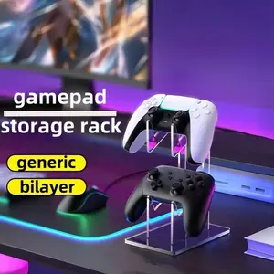 Transparent Acrylic Stand, Detachable Hanging Rack, Desktop Display Holder, Compatible with Ps Color/ps4/ps5/switch Game Controller Base & Stand