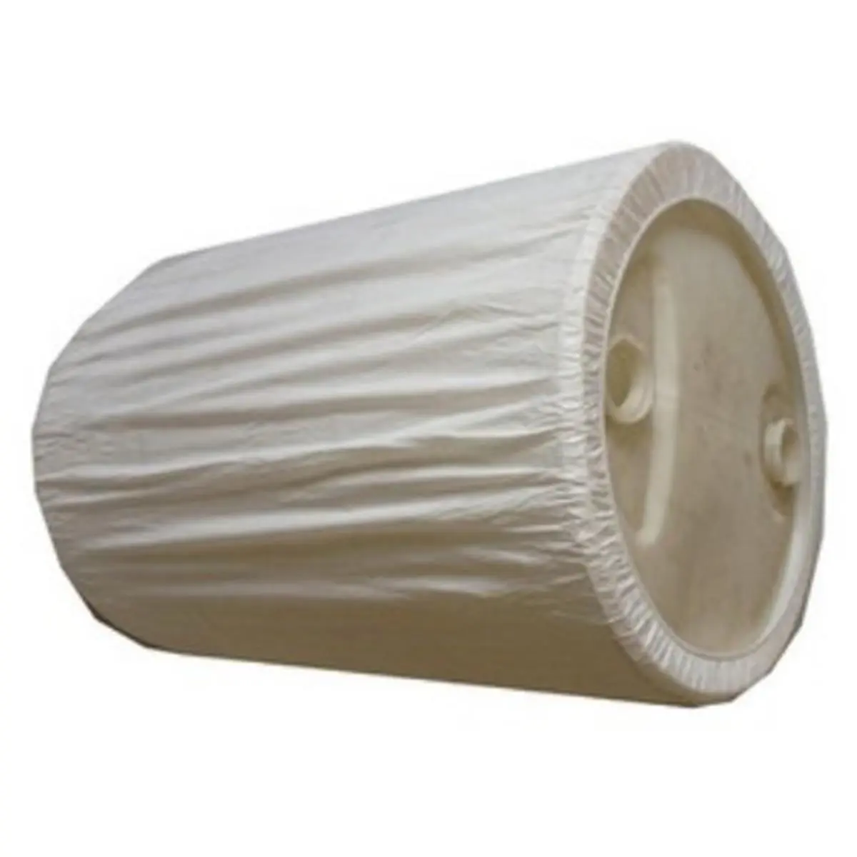 212 MAIN Plastic Lightweight Dustproof Round Dust Covers Set - 55-Gal Kwik-Can Kwik-Covers with Elastic Fit, 50 Pcs per Case for Tables, Table