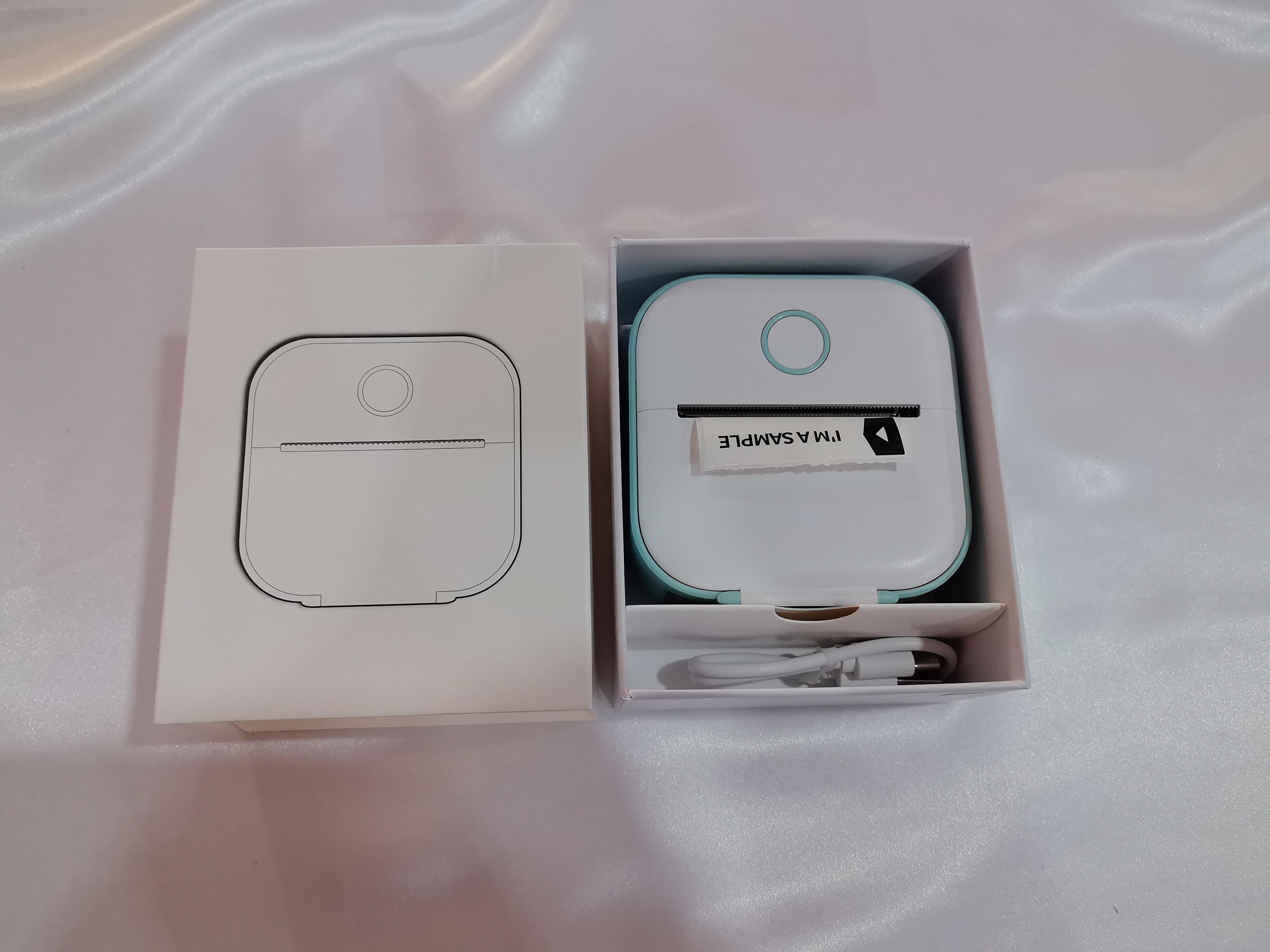 Portable Mini Thermal Label Printer Home Photo Printer Student Wrong Question Printer Bluetooth-compatible Mini Label Printer Price Tag
