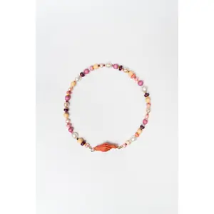 Beaded Gentlewoman's Agreement® Necklace in Geranium