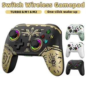 Wireless PS4 Turbo Set Gamepad For Pro Switch Elite BT Controller for Nintendo Switch OLED/Lite Joyestick For PC/Steam Deck With 6 Axis