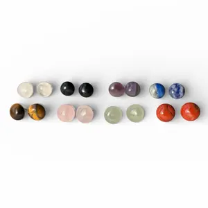 Stone Earring, Piedra Natural - Assorted Colors & Styles for Unique Jewelry