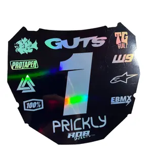 ODI Plate Decal — 11 Logo — Holograph Chrome