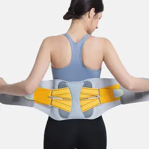 aoFIT Mesh Sports Breathable Waist Belt,Adjustable Lumber Support Belt,Lumbar Support Belt for Women&Men with Lumbar Pad,