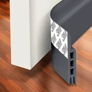 Door stop, door and window weatherproof seal, common bottom baffle for inner and outer doors, garage window sound insulation and dust stop.