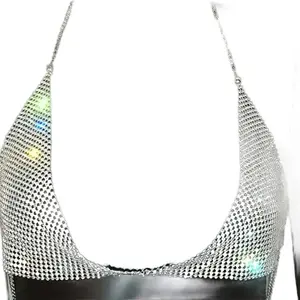 [Universal Body Chain Faux Crystals] A Sexy Body Chain Encrusted With Faux Crystals