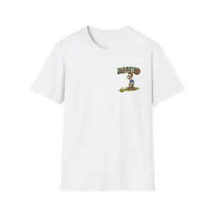 Targeted Individual Graphic T-Shirt — Retro Beach Protest Artwork