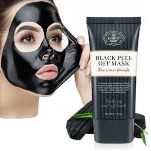 Black Peel Off Mask, 1 Count/2 Counts Deep Cleansing Oil Control & Moisturizing Facial Skin Care Mask, Detox Mask, Facial Skin Care Product for Women & Men
