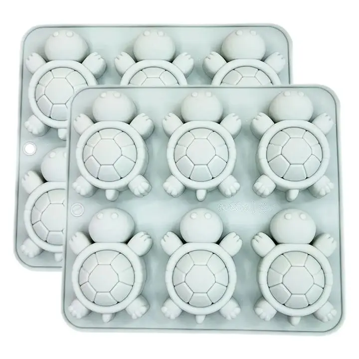 Turtle Silicone Mold – Soap, Ice Cubes, Chocolate & Cake Mold