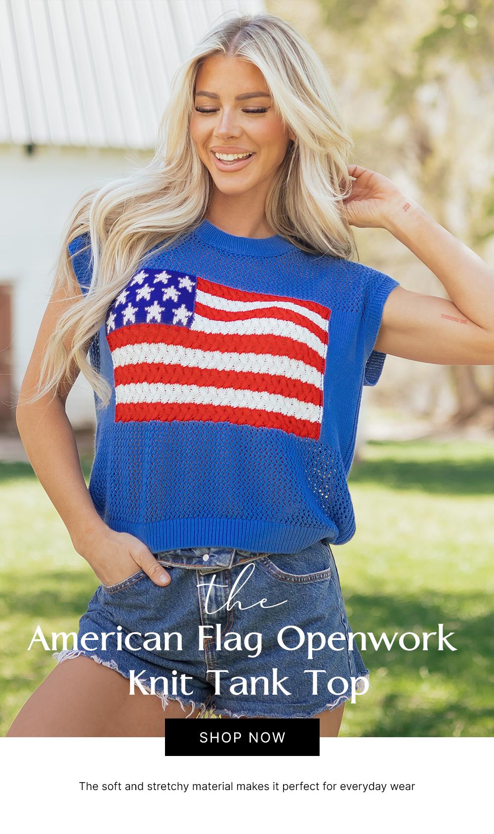 Asvivid Women's Crochet Flag Sweater Graphic Sleeved Sweaters Knit Top Womenswear Casual Crewneck Tshirt Loose Summer Clothes Fashion Tops Asvivid Women's Crochet Flag Sweater Graphic Sleeved Sweaters Knit Top Womenswear Casual Crewneck Tshirt Loose Summer Clothes Fashion Tops