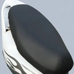 5PCS motorcycle scooter seat protective cover PU leather material, waterproof, sunscreen and dustproof, essential accessories for riding