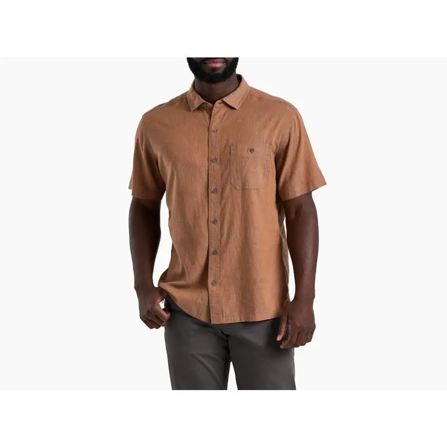 Kuhl Getaway Short Sleeve Shirt in Patina Orange