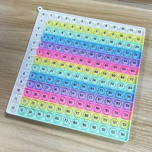 Multiplication Formula Practice Math Game, 12x12 Times Table Learning Activity Board Game, Numbers Mathematics Teaching Education Toy, Table Math Games