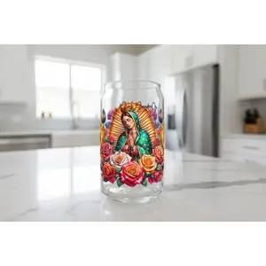 Yellow Roses Virgen - UVDTF Wrap for cups/hard surfaces sticker