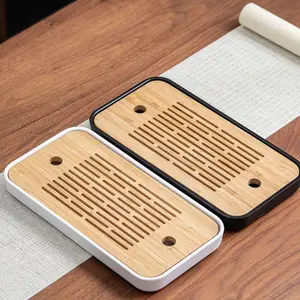 Mini Bamboo Tea Tray Tea-drinking companion