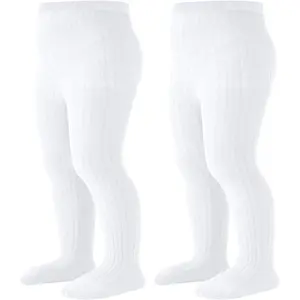 Mini angel Baby Tights Toddler Cable Knit Tights Cotton Warm Leggings Pantyhose Soft Stockings