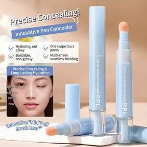 Dual-Effect Concealer & Foundation Makeup - 24-Hour Lasting Wear, High Coverage, Matte Finish, Acne Mark Concealment, Nose Shaping, Skin Nourishment for Flawless Complexion