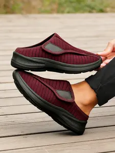 Women's Slip-On Walking Shoes - Lightweight Breathable Platform Sneakers for Outdoor Hiking & Daily Casual Outfits