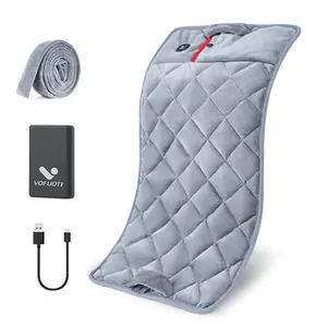 Vofuoti Portable Heating Pad, Cordless Weighted Heating Pads with 10000mAh Battery and 3 Heat Settings, Electric Heated Pad for for Back, Abdomen, Neck & Shoulder, Gift for Family