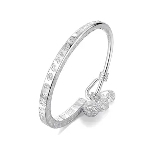 Seiko Sifang Jiyan Silver Plated Bracelet Female Palace Bell Ping An Young Jewelry Guofeng Gift for Girlfriend
