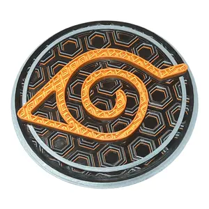 Hidden Leaf Village 3D Printed Wall Art | Naruto Konoha Symbol Decor | Anime Room Decor