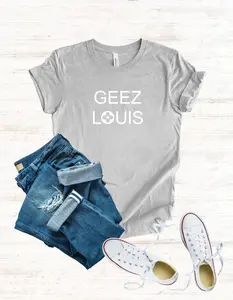 GEEZ LOUIS Graphic Tshirt, Luxury Lover Tee, Unisex Shirt, Short Sleeve Top, Fashion Tee Gift Casual Cotton