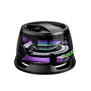 G200 Magnetic Mini Bluetooth Speaker, Mini LEDShower Speaker, Rechargeable Wireless Speaker,TWS Stereo Sound Speaker for Outdoor Cycling& Gaming