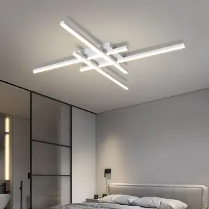 Modern LED Ceiling Light Fixture, Warm Light for Living Room Bedroom Dining Room Study Apartment Indoor Decor Lighting, Design, Home Lighting